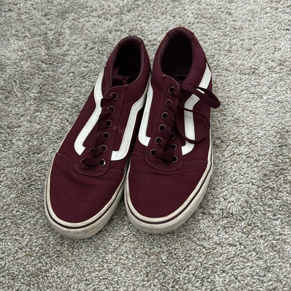 Maroon classic vans